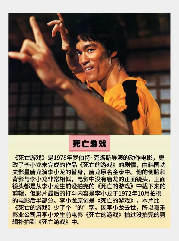 李小龙电影《死亡游戏》内容?哪儿有李小龙电影《死亡游戏》国语版的?-第6张图片-波音达百科