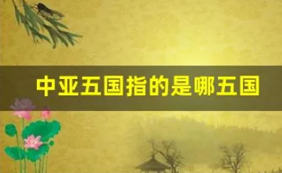 中亚五 *** 会都是哪五国(中亚五国的排行是怎样的?)-第1张图片-波音达百科 中亚五 *** 会都是哪五国(中亚五国的排行是怎样的?)-第1张图片-波音达百科