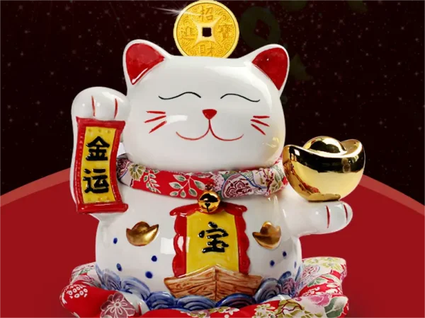 招财猫举左手右手分别代表什么 招财猫左右手代表的意思-第8张图片-波音达百科
