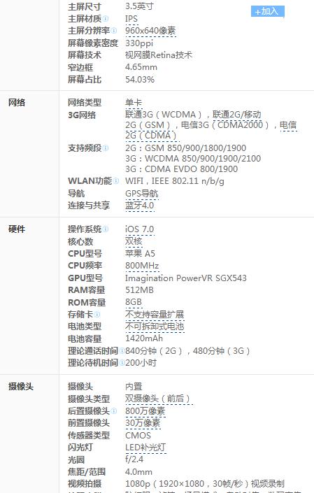 iphone4s配置怎么样?iphone4s的配置是怎样的-第1张图片-波音达百科