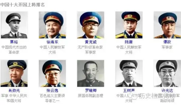 开国上将有哪些人?五十七位开国上将名单-第3张图片-波音达百科