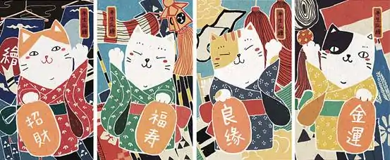 招财猫举左手右手分别代表什么 招财猫左右手代表的意思-第6张图片-波音达百科