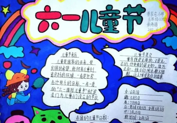 六一手抄报简单又漂亮怎么写(六一手抄报简单又漂亮 步骤)-第1张图片-波音达百科