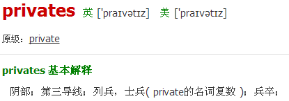 privates怎么操作(privates是什么意思及反义词)-第1张图片-波音达手游百科