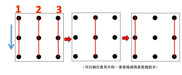 25个点连线答案图第二个点不可以过不斜不从复(25个点连线准确解法?)-第3张图片-波音达手游百科