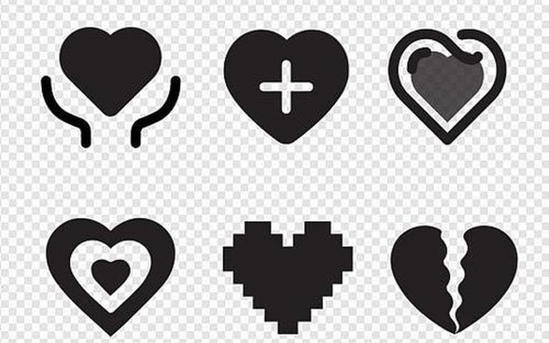 爱心符号图案大全-第1张图片-波音达百科