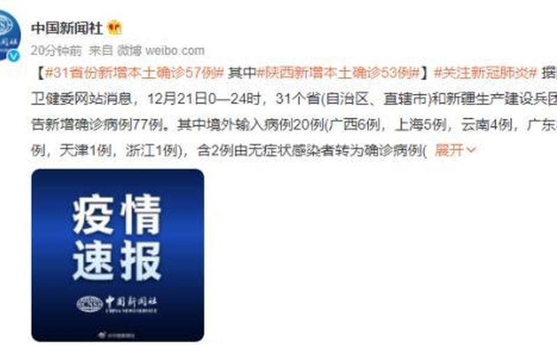 31省份新增本土确诊53例-第1张图片-波音达百科