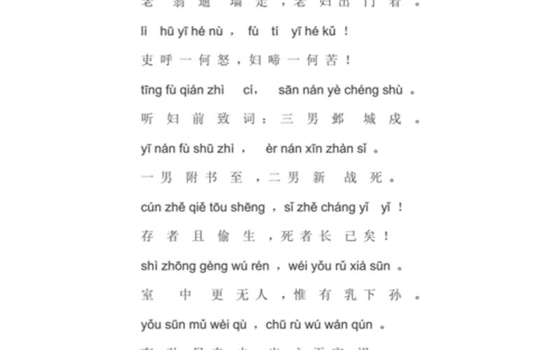 石壕吏原文及翻译-第1张图片-波音达百科