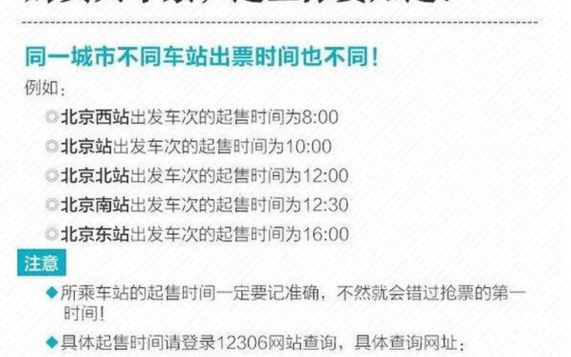 火车票网上几点放票-第1张图片-波音达百科