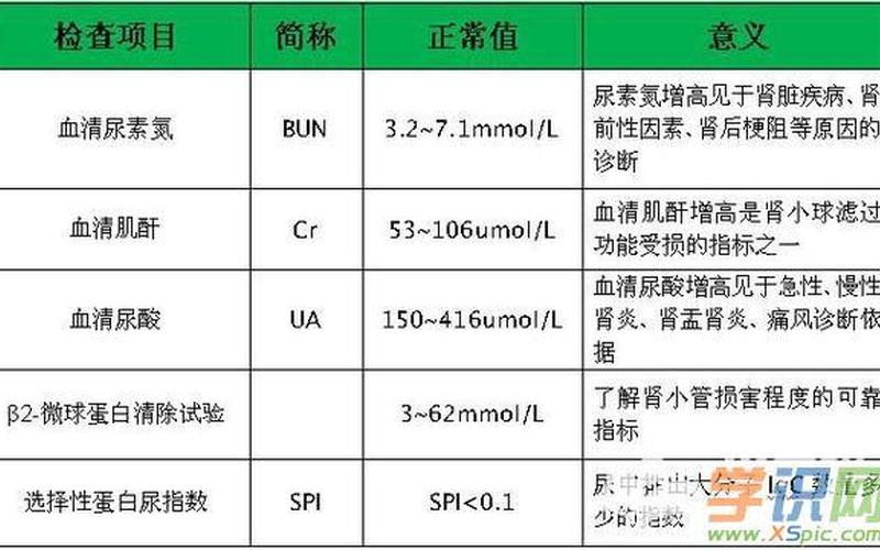 肾功能检查结果分析-第1张图片-波音达手游百科