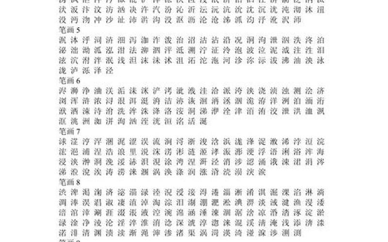 三点水的字有哪些-第1张图片-波音达百科