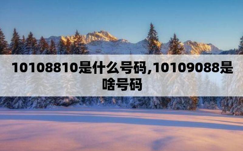 10109088是什么 *** -第1张图片-波音达百科