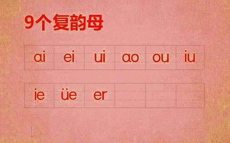 9个复韵母怎么读图片-第1张图片-波音达百科