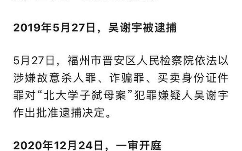 吴谢宇一审被判死刑 律师解读-第1张图片-波音达百科