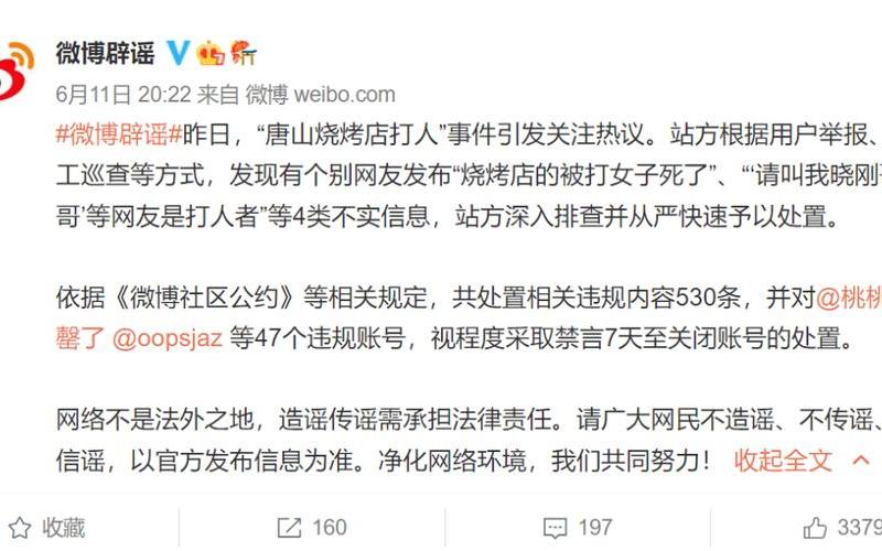 女干部辟谣系唐山打人者母亲-第1张图片-波音达百科