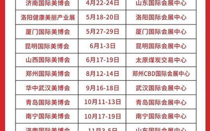 美博会2022年时间表和地址-第1张图片-波音达百科