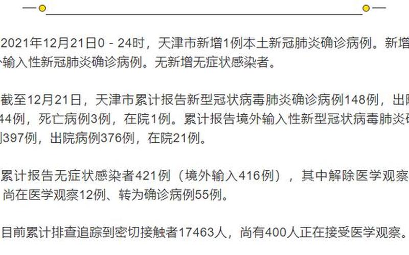 天津疫情最新消息今天新增一例-第1张图片-波音达百科