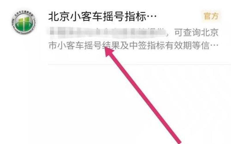 小客车摇号结果查询官网北京-第1张图片-波音达百科
