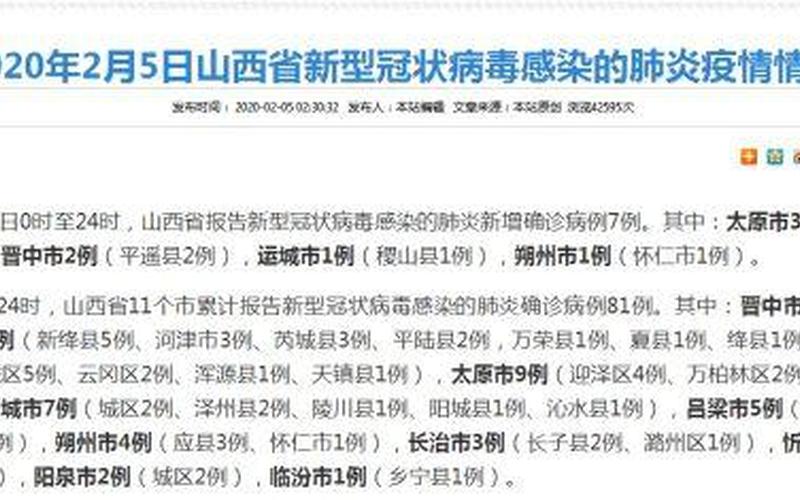 晋中疫情最新消息今天-第1张图片-波音达百科