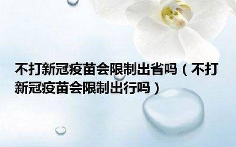 不打新冠疫苗会影响出行吗-第1张图片-波音达手游百科