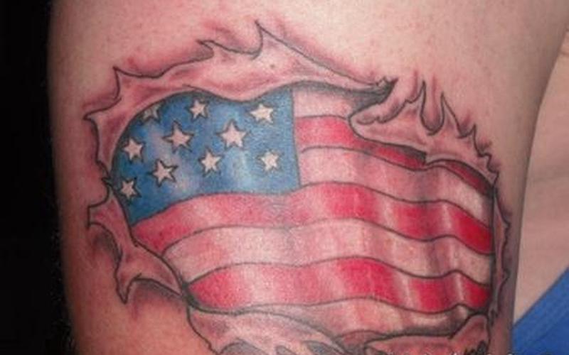 纹身纹国旗犯法吗-第1张图片-波音达百科