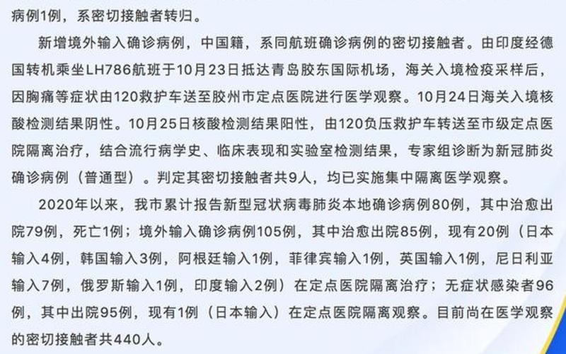 青岛病例最新消息今天-第1张图片-波音达百科