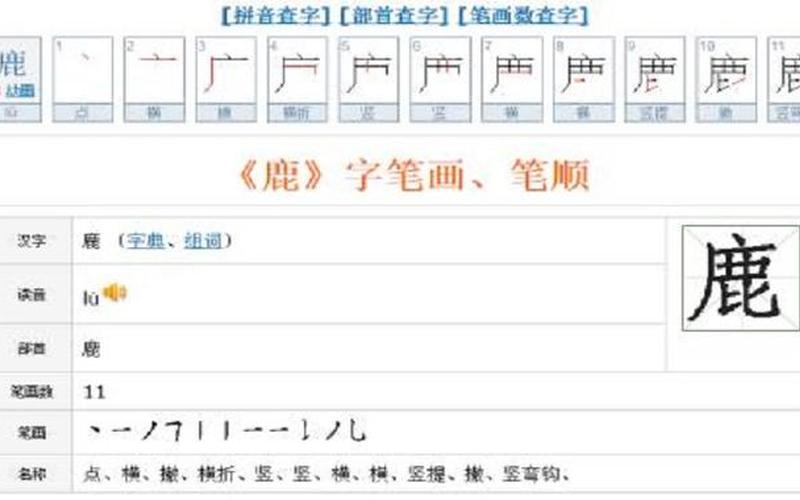 鹿的部首是什么偏旁-第1张图片-波音达百科