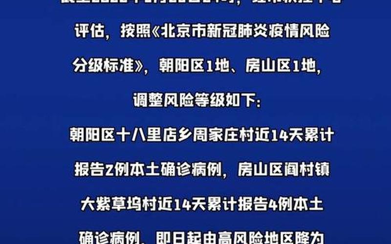 北京高风险地区名单-第1张图片-波音达百科