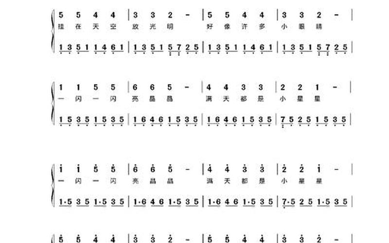 闪烁的小星星歌词-第1张图片-波音达百科