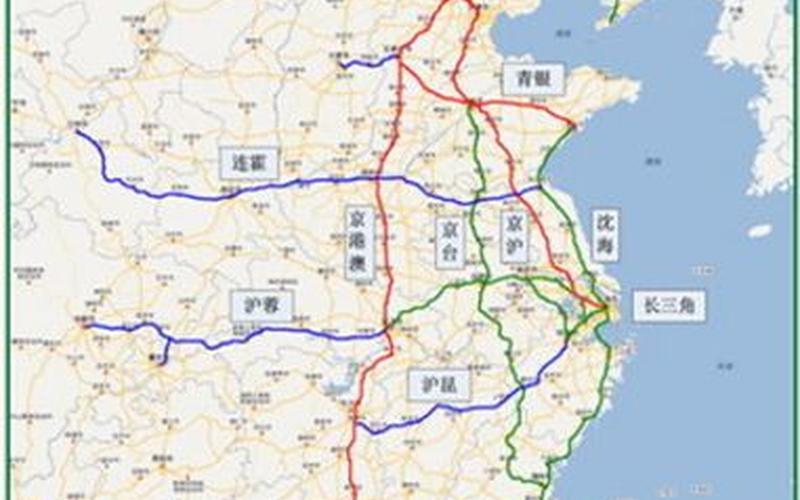 京沪高速公路地图-第1张图片-波音达百科
