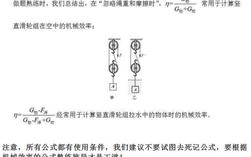 动滑轮的机械效率-第1张图片-波音达百科