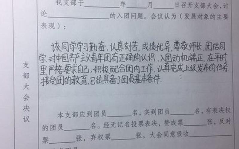 入团志愿书抄袭的后果-第1张图片-波音达百科