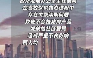 上海3干部发放物资失职渎职被问责