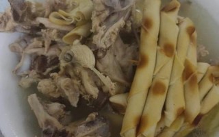 鸡汤豆腐串的做法