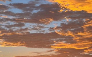 早晨出现朝霞预示着天气有可能