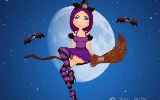 女巫坐在扫把凸起棍子的地方