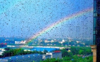 为什么雨后天上挂着彩虹答案