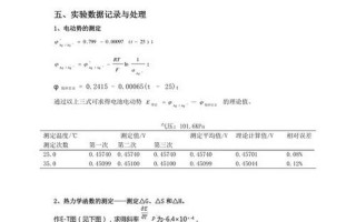 原电池电动势的测定实验报告