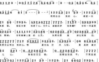 明明白白我的心歌词