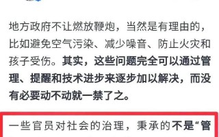 中央批评禁放烟花爆竹