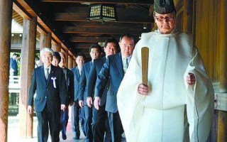 靖国神社供着三个中国人