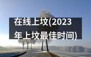 2023年上坟更佳时间