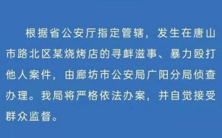 唐山烧烤店打人案中案