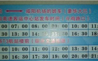 西安机场大巴运行时间(2022西安机场大巴最新运营时间?)