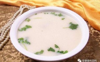 浓白色的羊肉汤里白色的是什么