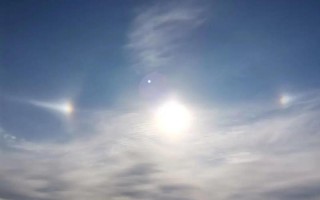 内蒙古现幻日奇观