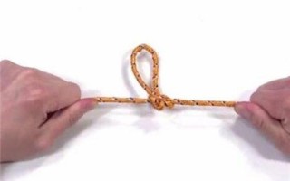 受从打结的绳子上走