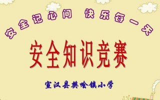 小学生安全知识竞赛