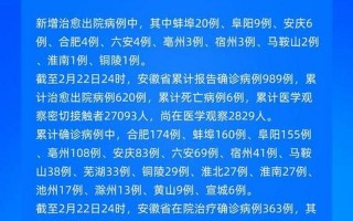 合肥疫情最新消息今天新增1 例