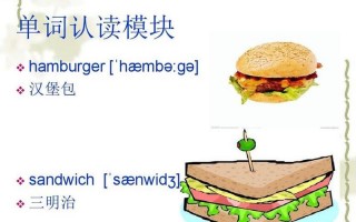 汉堡包英语怎么说